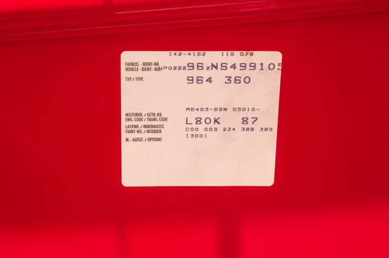 Porsche 964 Carrera RS N/GT