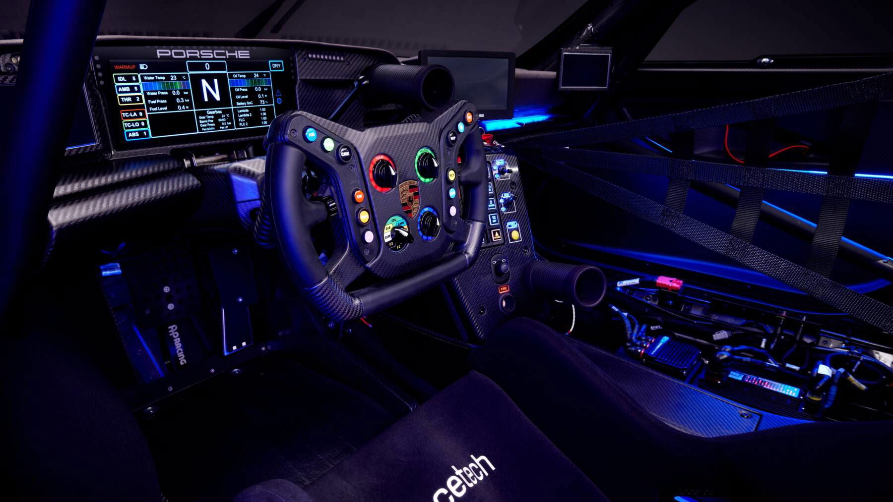 Porsche 911 GT3 R rennsport Innenraum