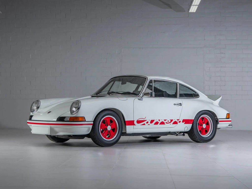 新同品【VISION】Porsche 911 Carrera RS 2.7 白赤 1973-Porsche-911-Carrera-RS-2.