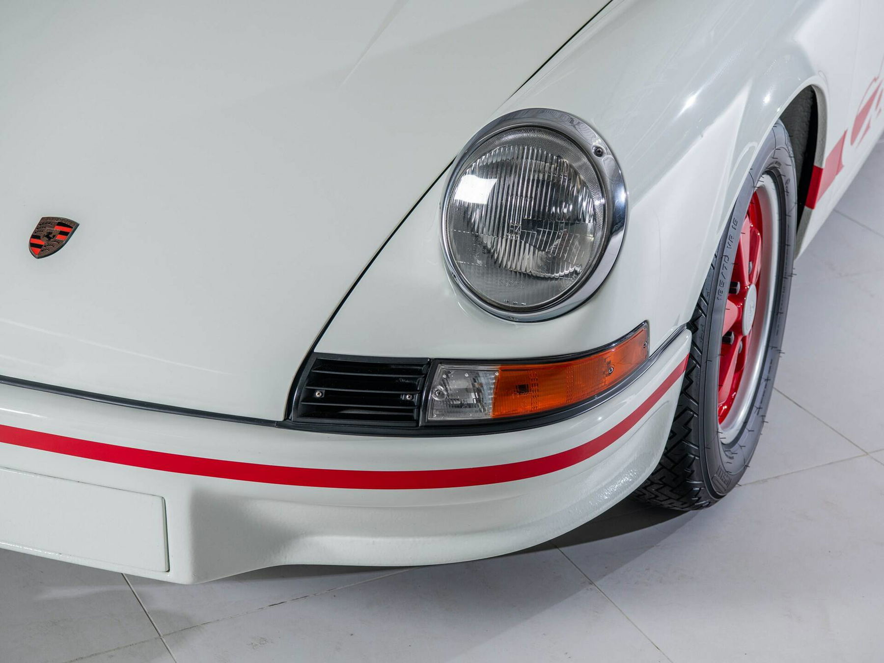 新同品【VISION】Porsche 911 Carrera RS 2.7 白赤 1973 Porsche 911 Carrera RS 2.7 Lightweight | The White