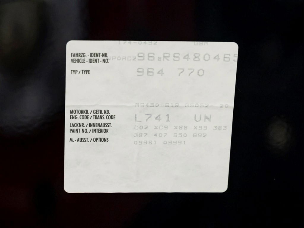 Porsche 964 Turbo 3,6