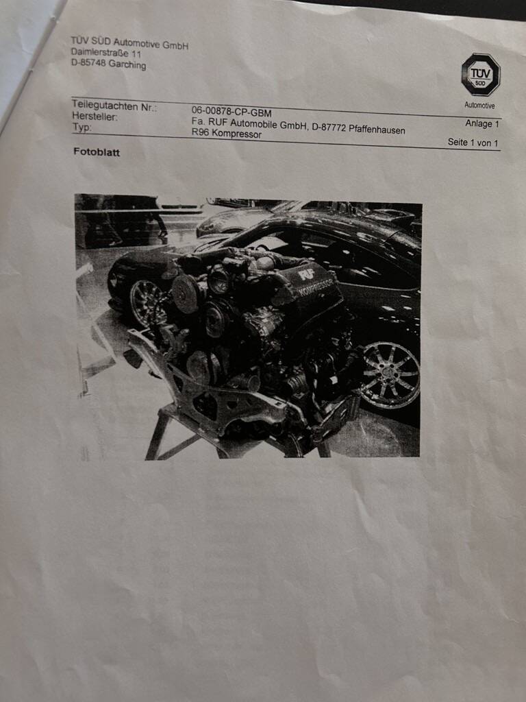 Porsche 996 RUF 3.6 R Kompressor