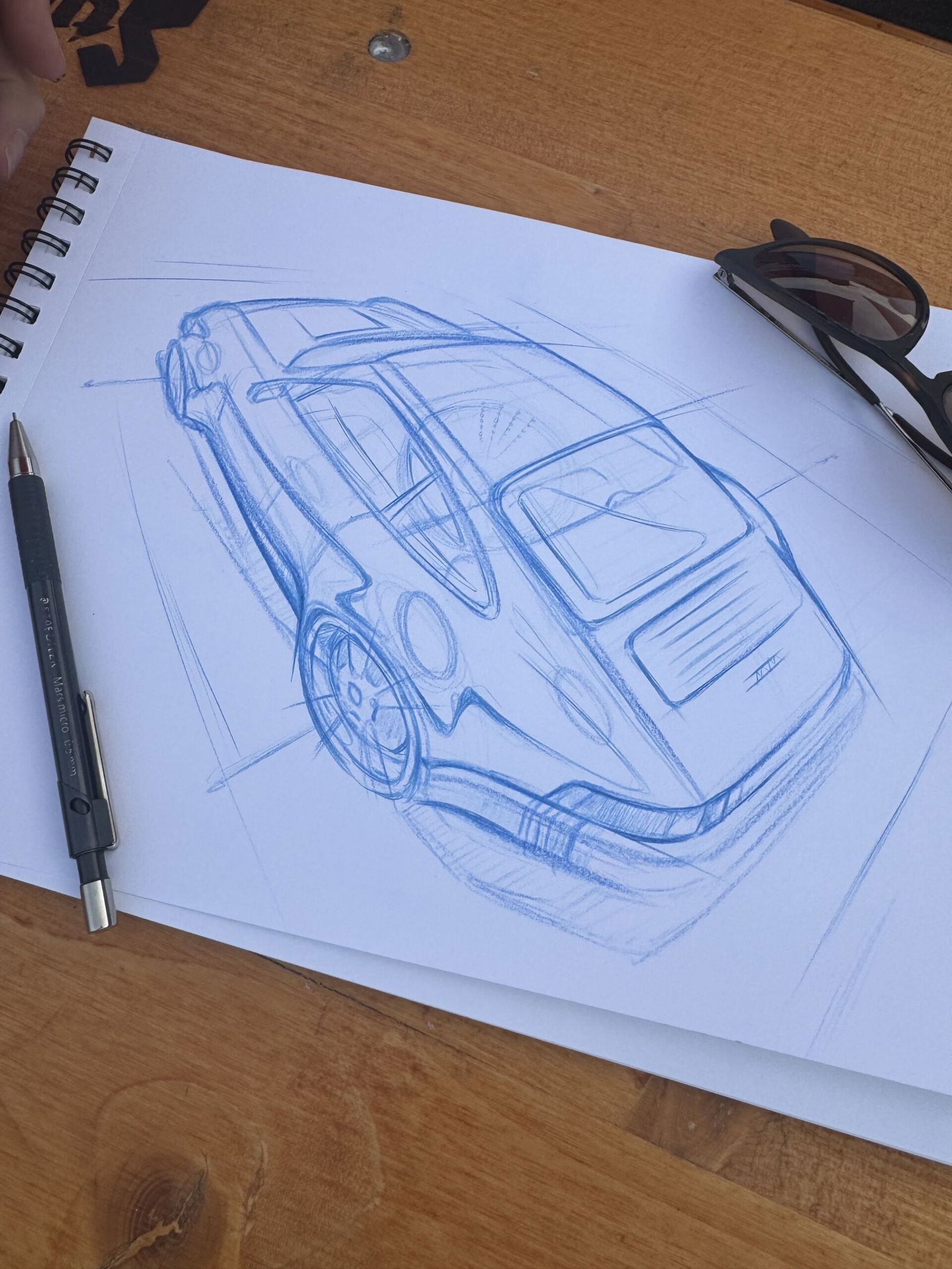 Marco Giuliano Deusing sketch