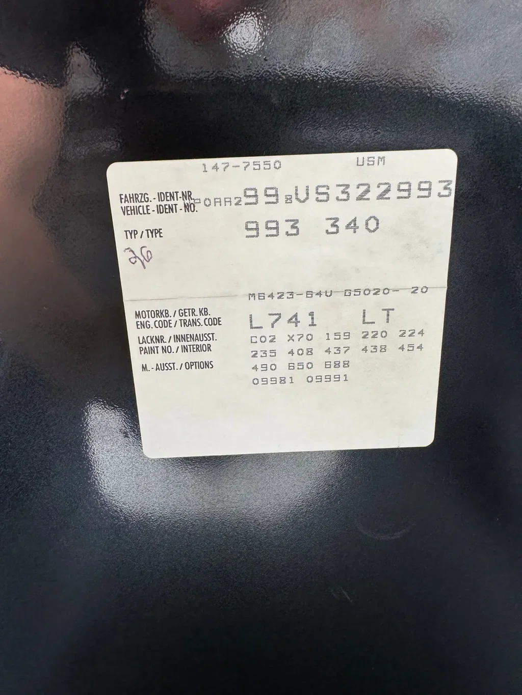 Porsche 993 Carrera S