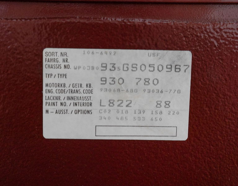 Porsche 911 Turbo 3.3 (US)