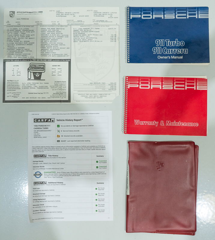 Porsche 911 Turbo 3.3 (US)