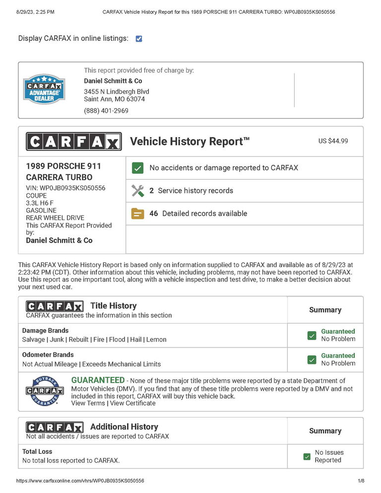 Porsche 911 Turbo 3.3