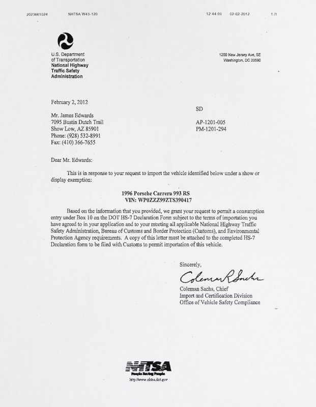 Porsche 993 Carrera RS