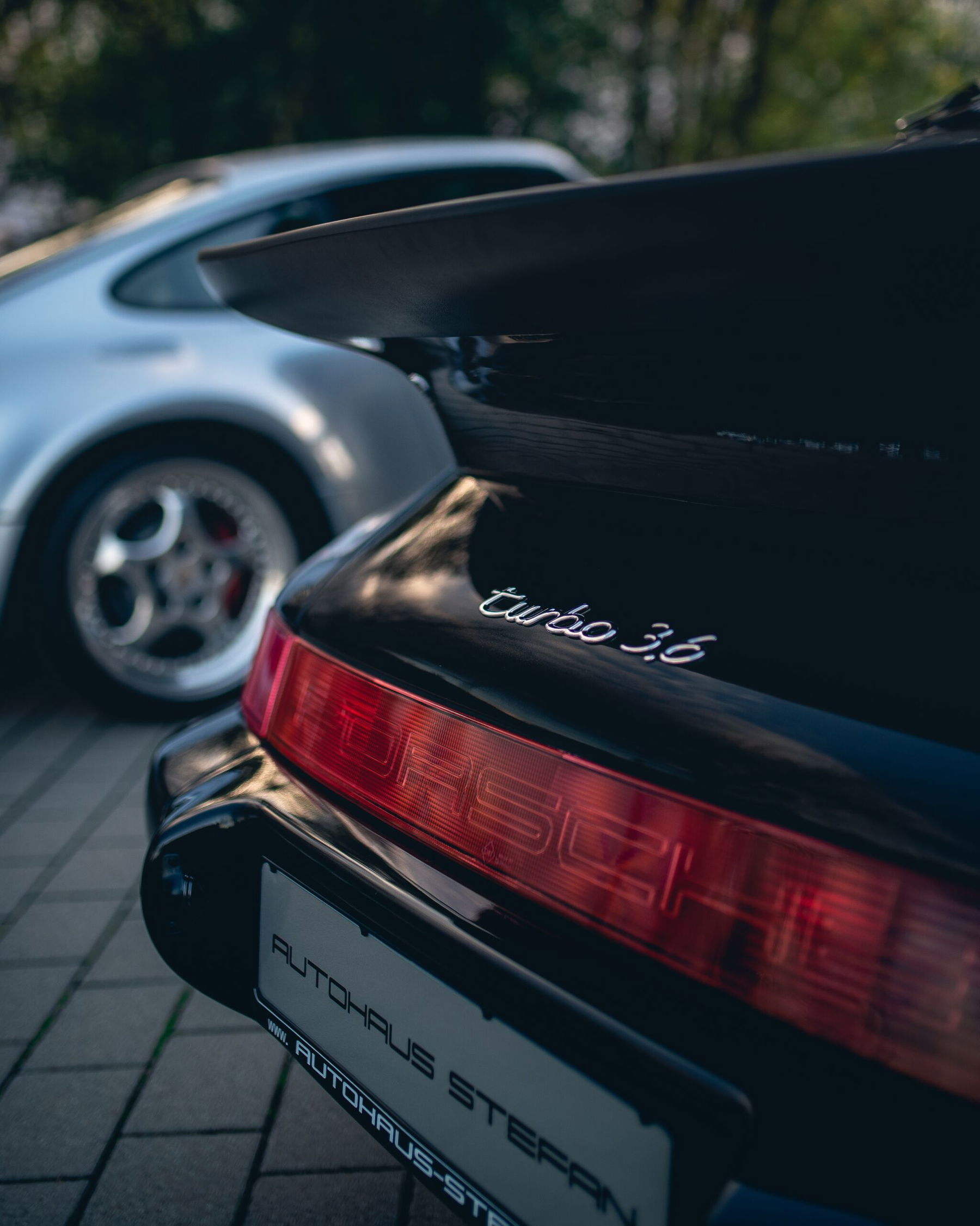 Porsche 964 Turbo 3.6 Schriftzug am Heck