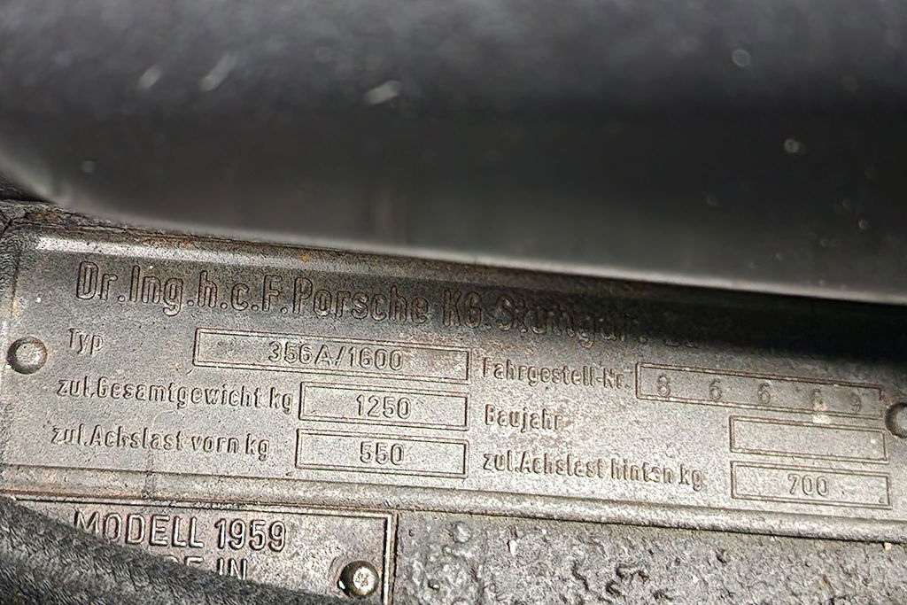 Porsche 356 A 1600 Convertible D