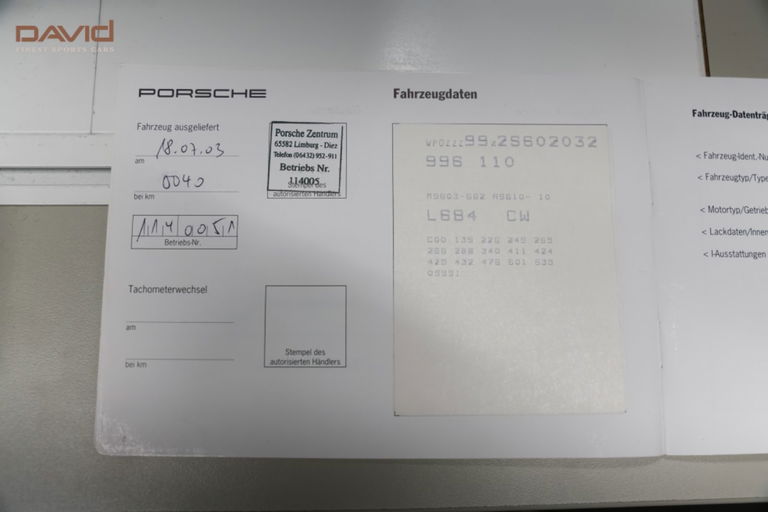 Porsche 996 Carrera