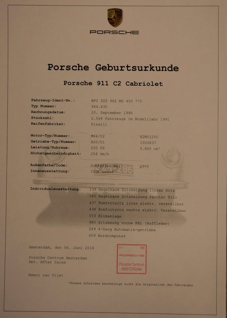 Porsche 964 Carrera 2