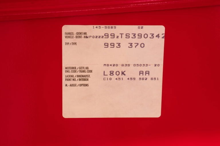 Porsche 993 Carrera RS