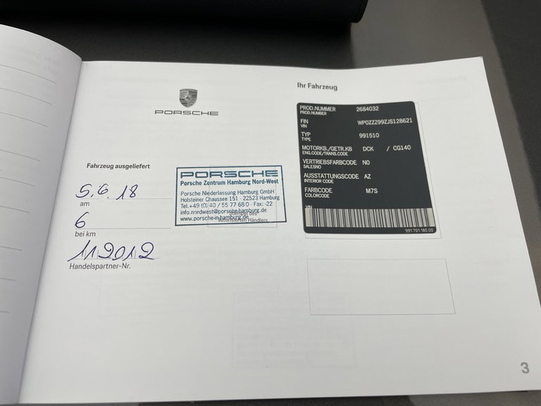 Porsche 991.2 Targa 4