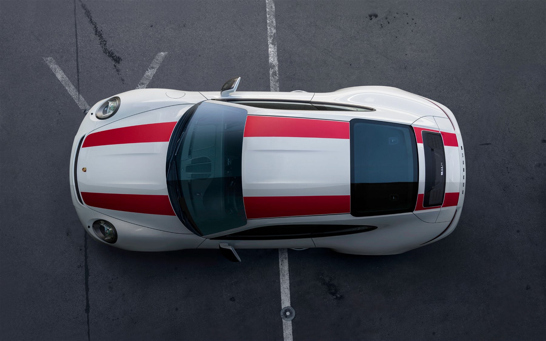 Toys for Boys collection Porsche 911 R from the top