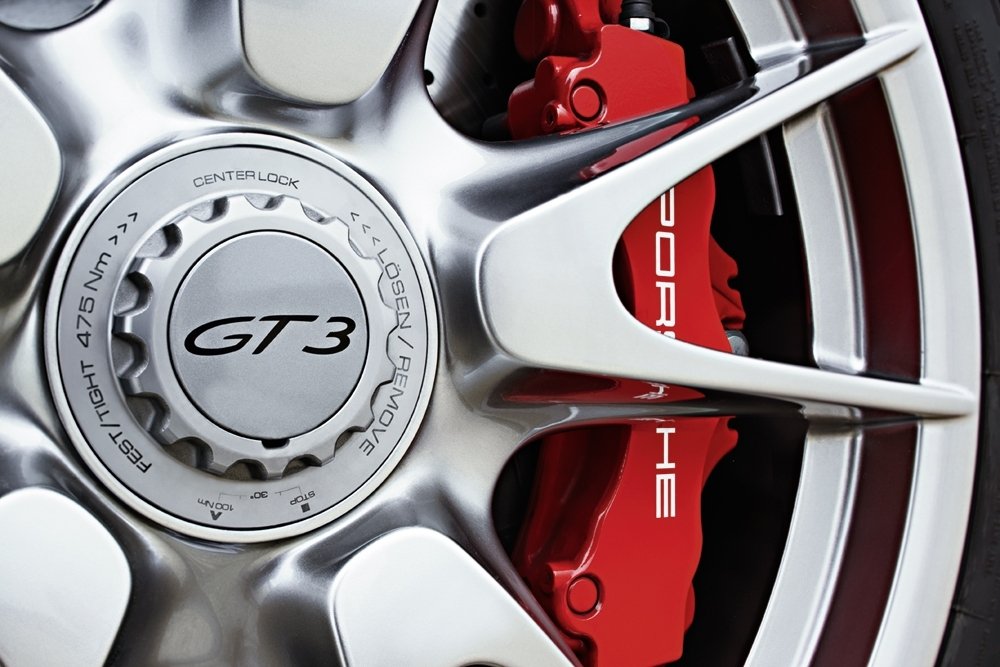 Center lock wheels were standard for the 997.2 GT3 models - Porsche 997 GT3 Buyer's Guide