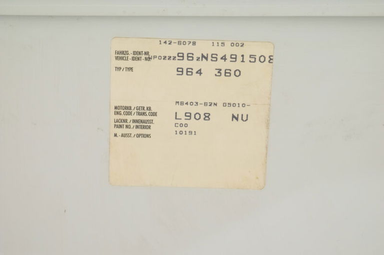 Porsche 964 Carrera RS