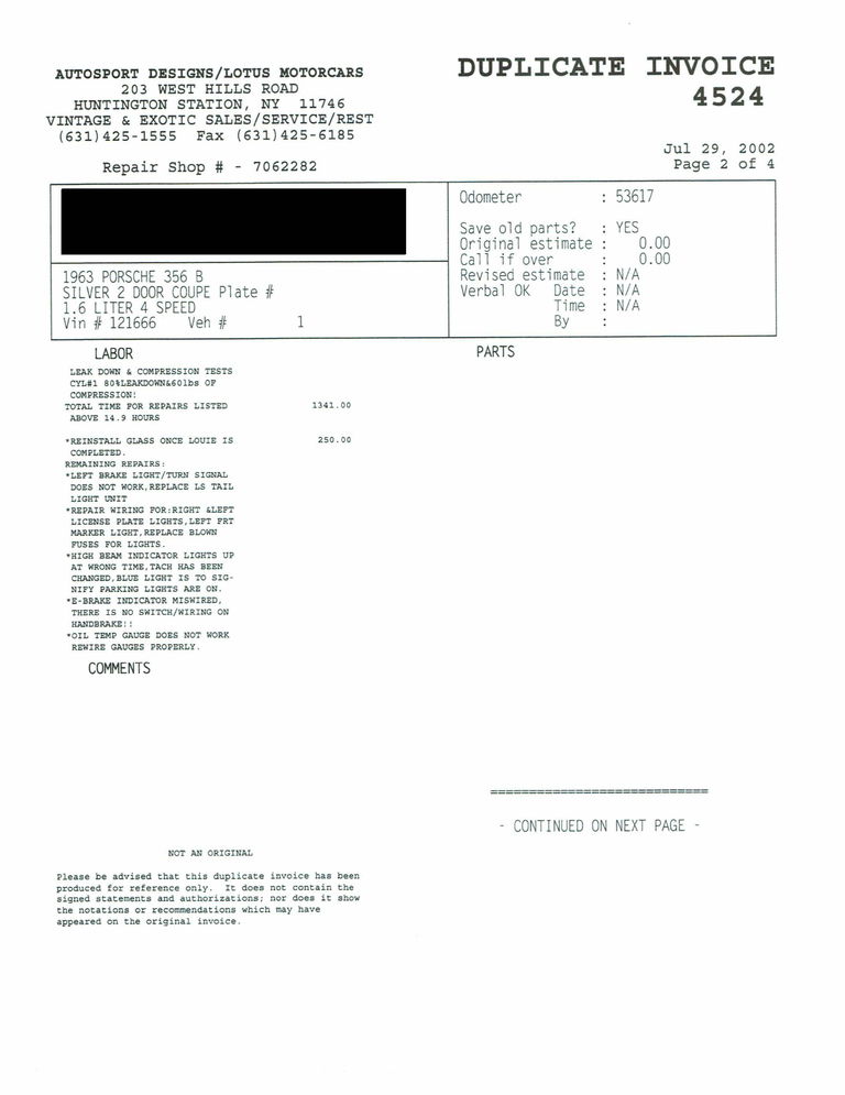 Porsche 356 B 1600 Super 90