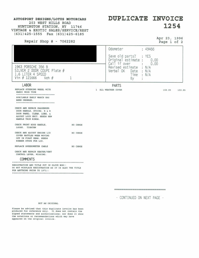 Porsche 356 B 1600 Super 90