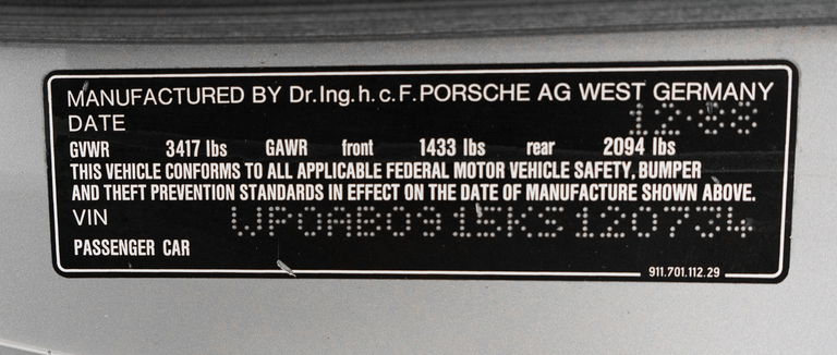 Porsche 911 Carrera 3.2 „25 Jahre 911“