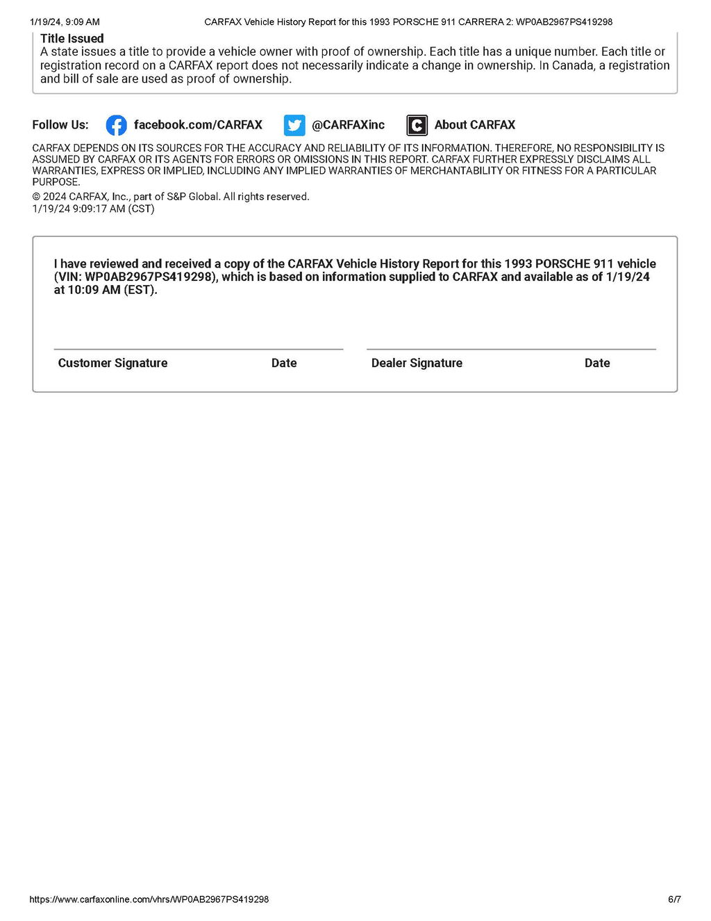 Porsche 964 Carrera RS America