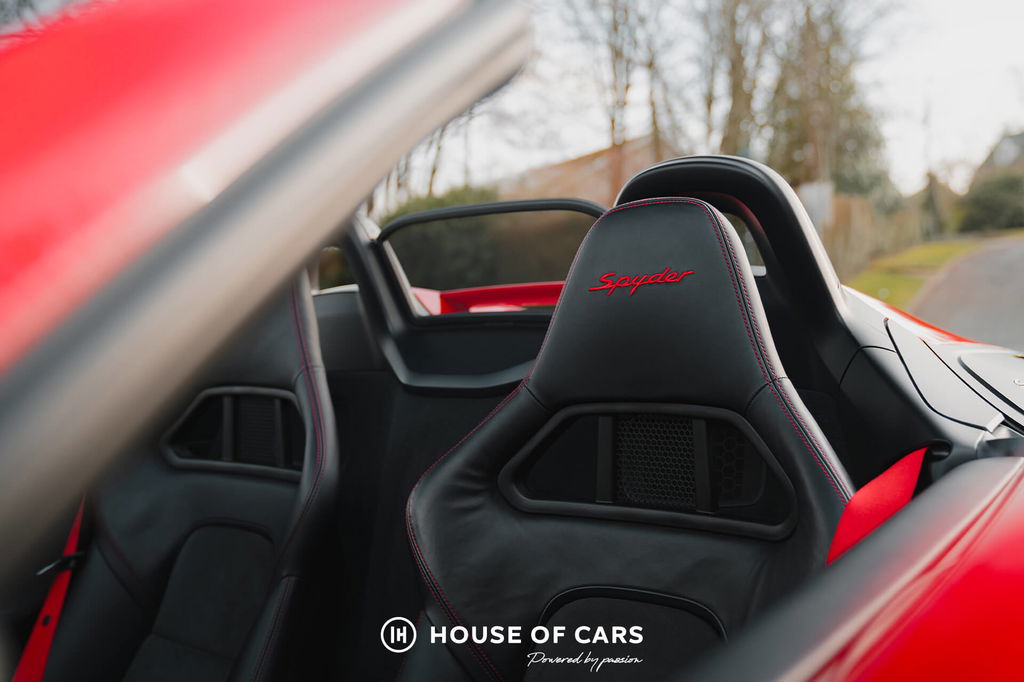 Porsche 981 Boxster Spyder