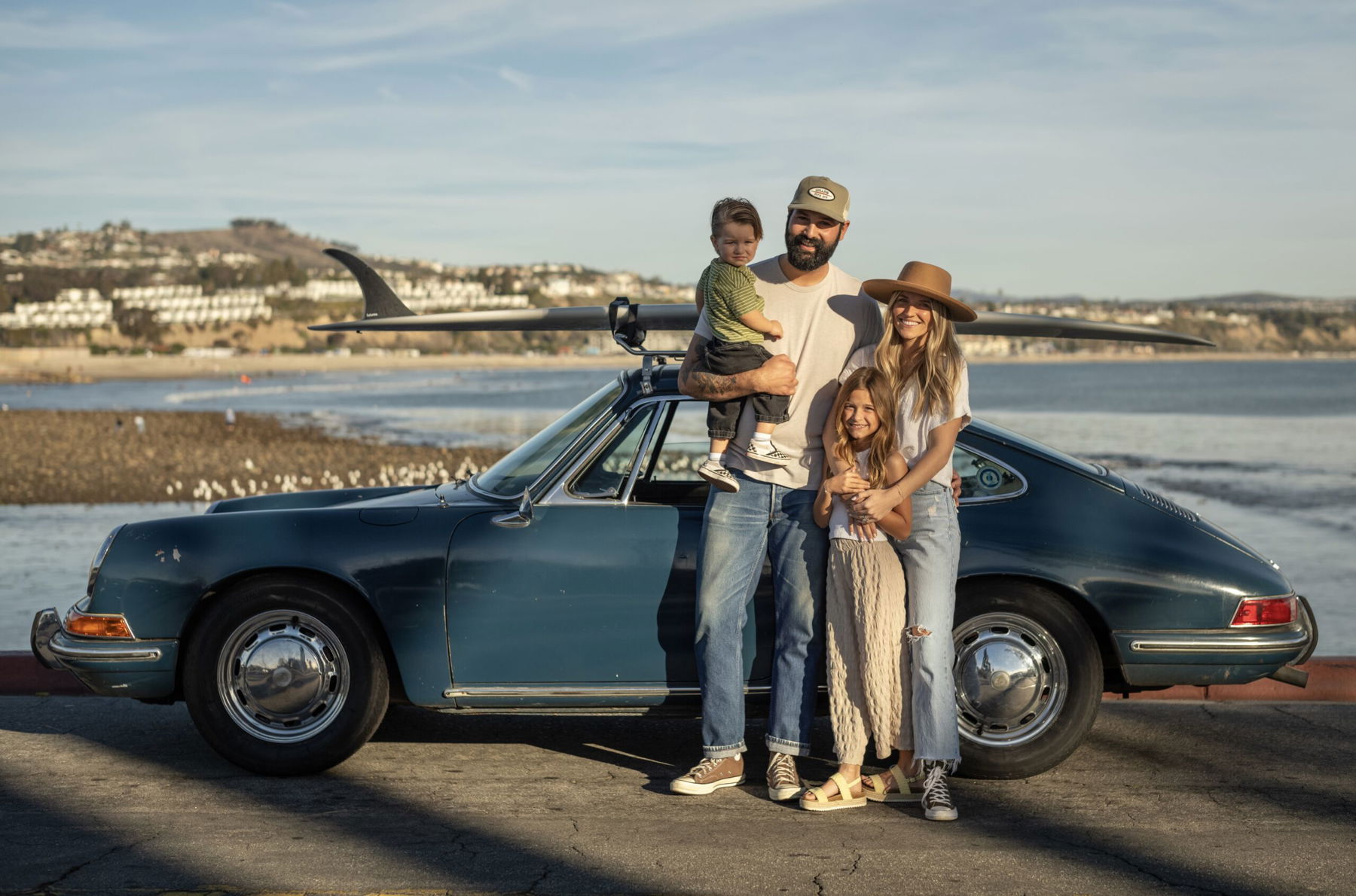 Aaron Ashton uses his Porsche 912 as a family car