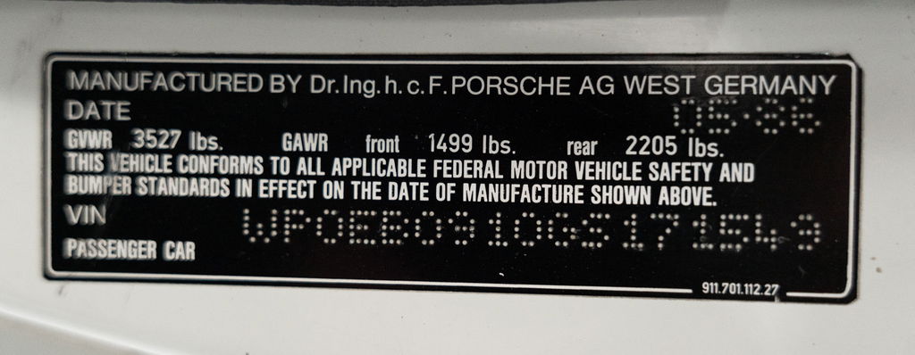 Porsche 911 Carrera 3.2 WTL