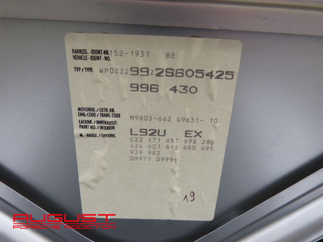 Porsche 996 Carrera 4S