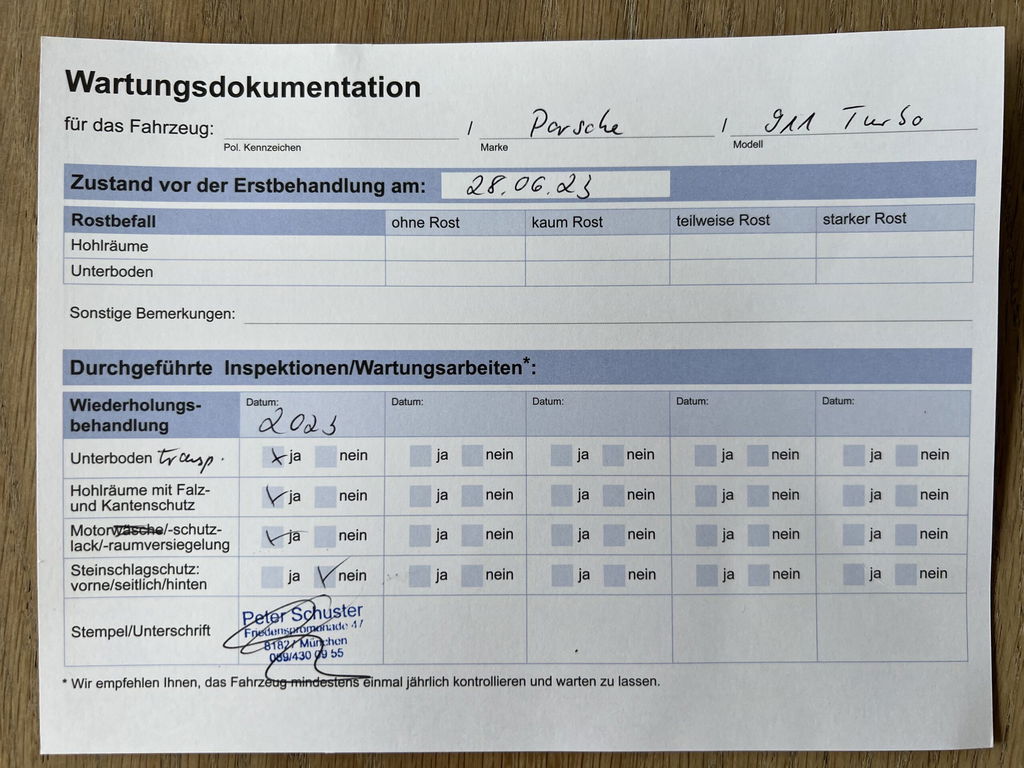 Porsche 911 Turbo Flachbau