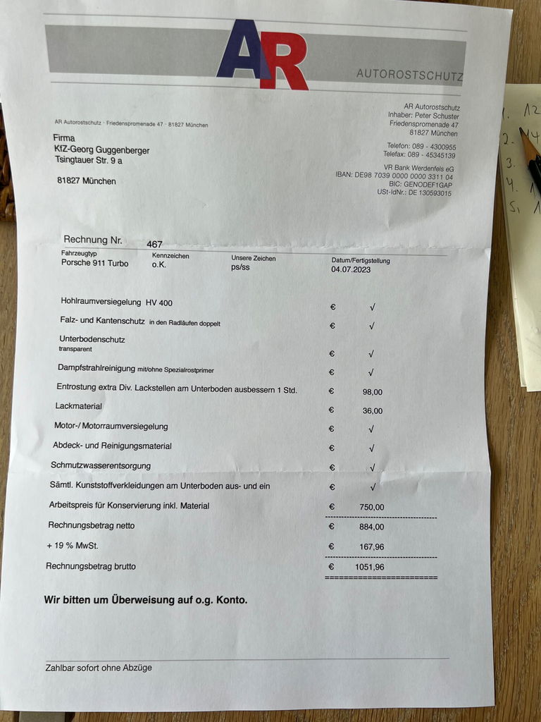 Porsche 911 Turbo Flachbau