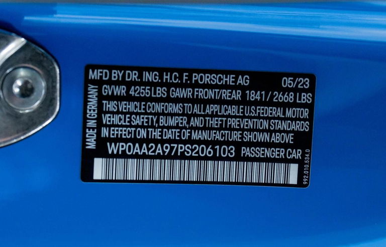 Porsche 992 Carrera T