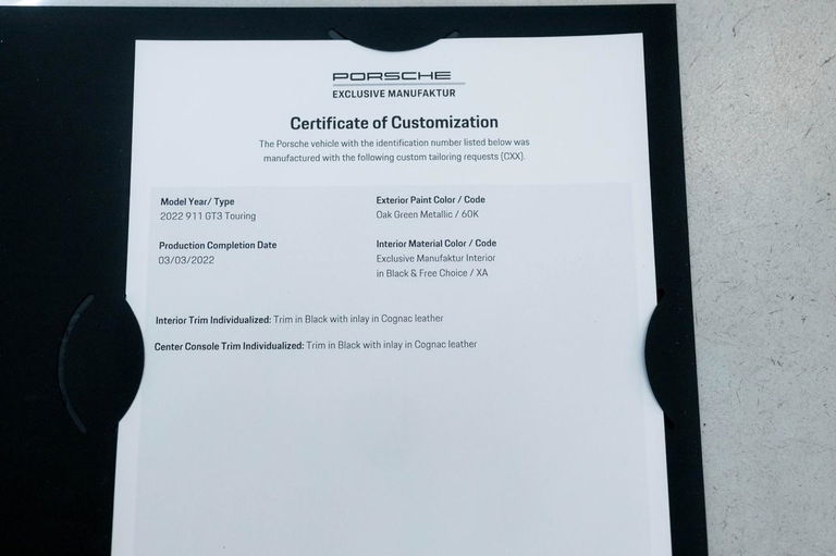 Porsche 992 GT3 Touring