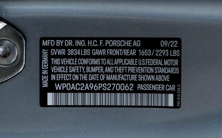 Porsche 992 GT3 Touring