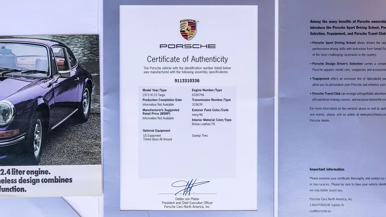 Porsche 911 S (F-Modell)