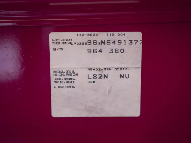 Porsche 964 Carrera RS