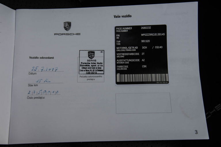 Porsche 991.2 Targa 4S