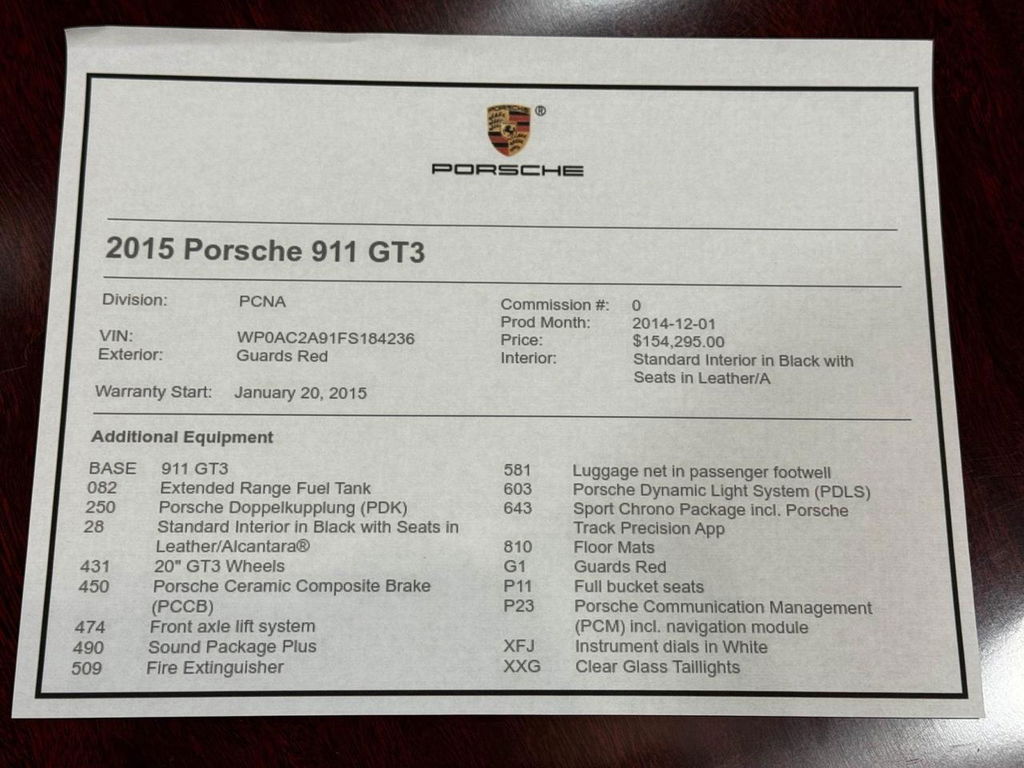 Porsche 991 GT3