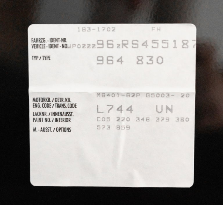 Porsche 964 Carrera 2 Speedster