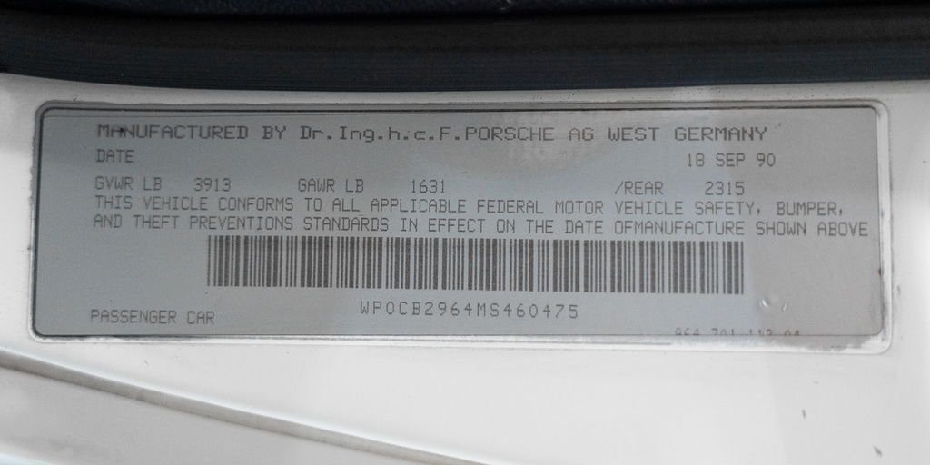 Porsche 964 Carrera 4