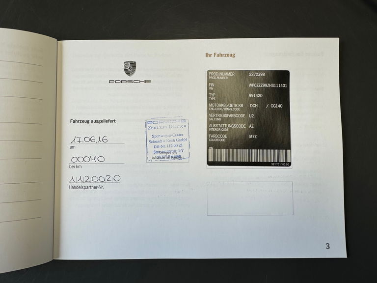 Porsche 991.2 Carrera 4S