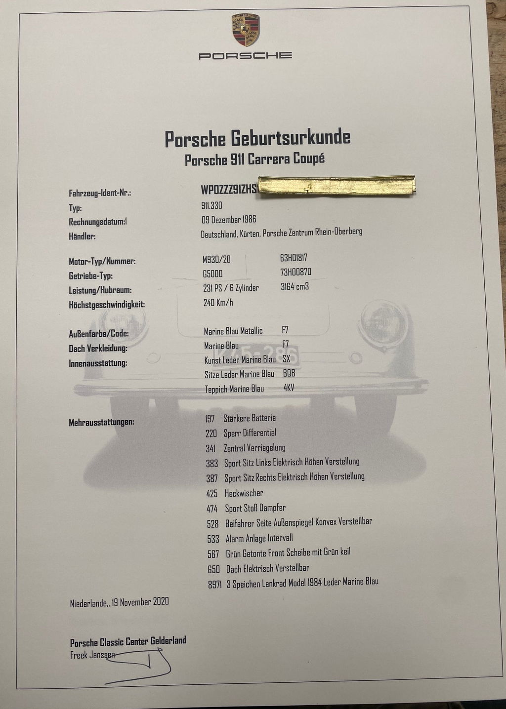 Porsche 911 Carrera 3.2