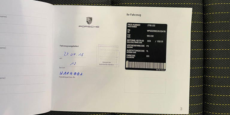 Porsche 991.2 Carrera T