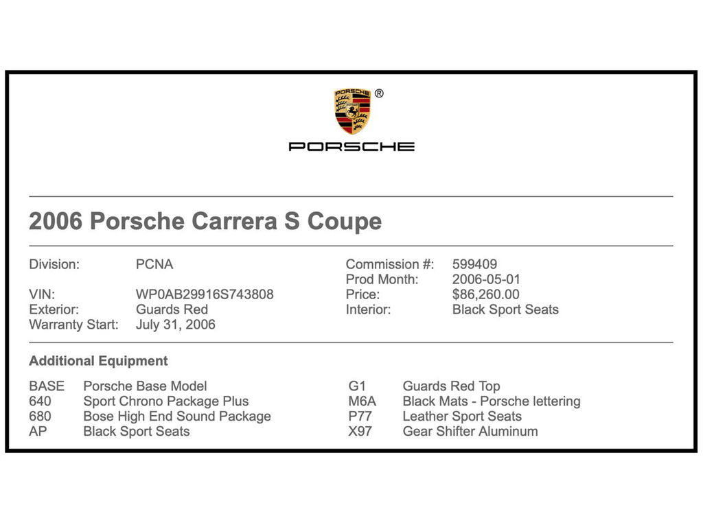 Porsche 997 Carrera S