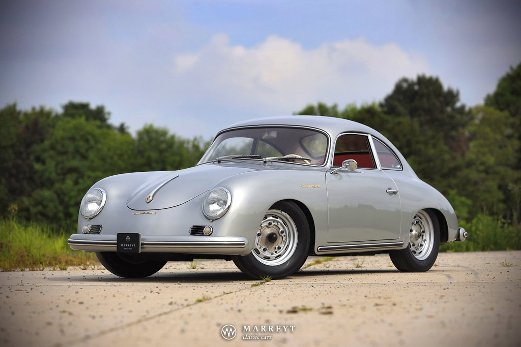 Sunstar 1:18 Porsche 356A 1500 GS Carrera GT - Argento Metallizzato, Modellino 1957 Limited
