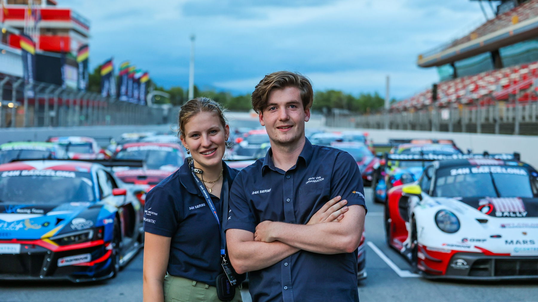 Creventic Porsche 992 Endurance Cup project manager David Vink in the starting grid at Barcelona