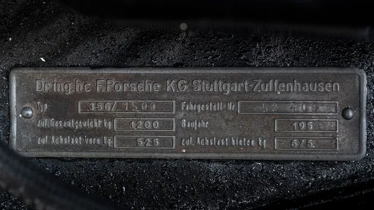 Porsche 356 Pre-A 1500