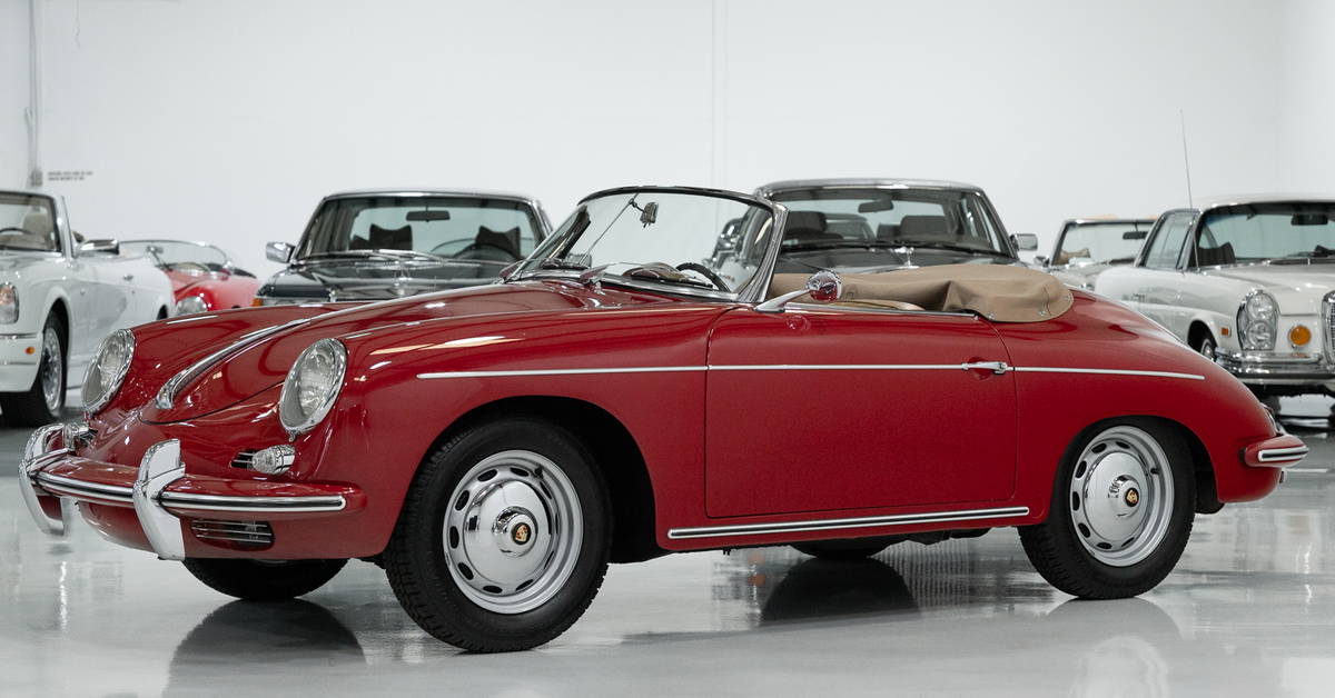 Porsche 356 B 1600 Super 1961 - - Place de marché pour les voitures de sport Porsche