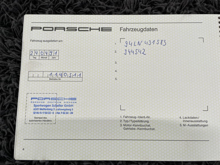 Porsche 944 S2 Cabriolet