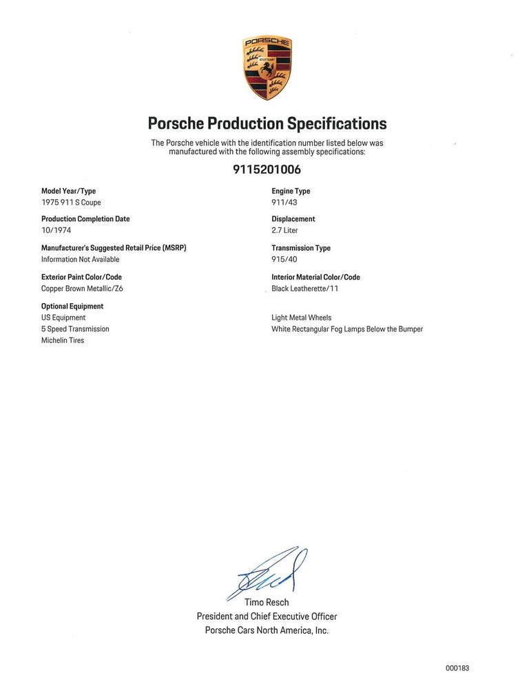 Porsche 911 S (G-Modell)